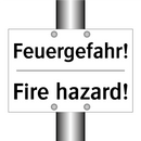 Feuergefahr! - Fire hazard!