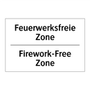 Feuerwerksfreie Zone - Firework-Free Zone