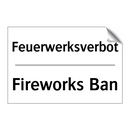 Feuerwerksverbot - Fireworks Ban