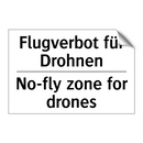 Flugverbot für Drohnen - No-fly zone for drones