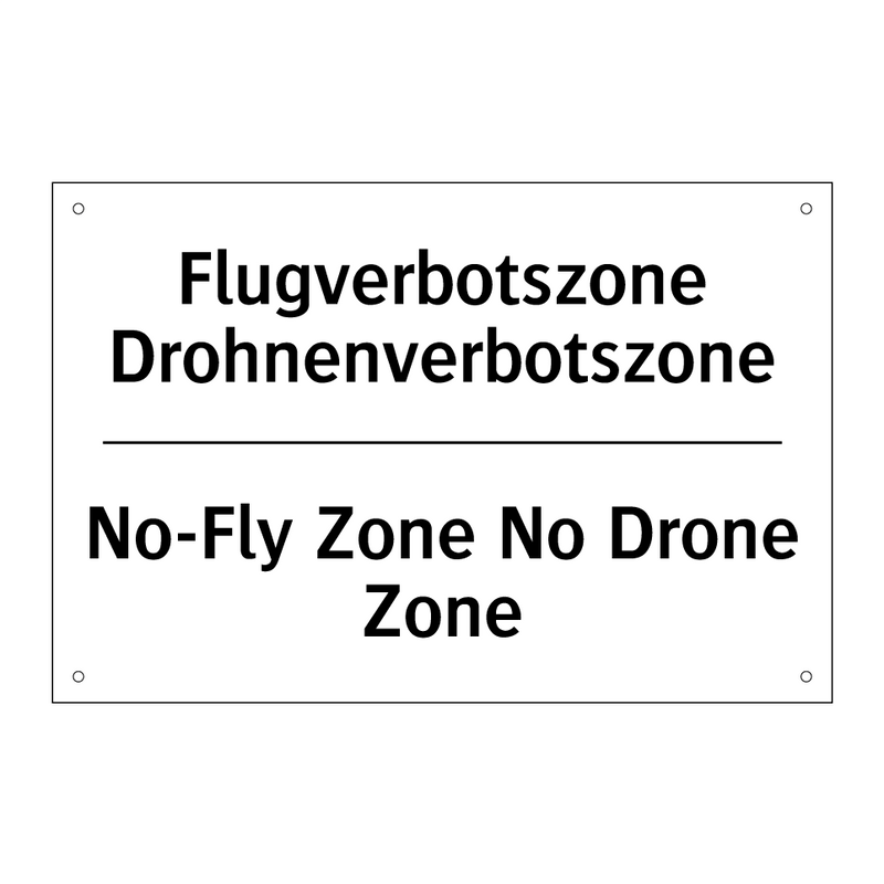 Flugverbotszone Drohnenverbotszone/.../ - No-Fly Zone No Drone Zone