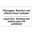 Flüssiggas: Rauchen und offenes /.../ - Liquid Gas: Smoking and making /.../