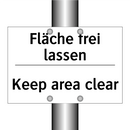 Fläche frei lassen - Keep area clear