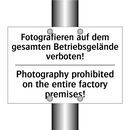 Fotografieren auf dem gesamten /.../ - Photography prohibited on the /.../