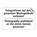 Fotografieren auf dem gesamten /.../ - Photography prohibited on the /.../