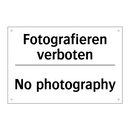 Fotografieren verboten - No photography