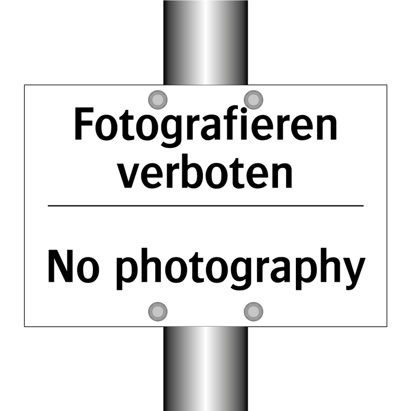 Fotografieren verboten - No photography