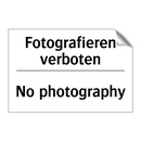 Fotografieren verboten - No photography