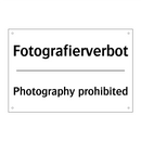 Fotografierverbot - Photography prohibited