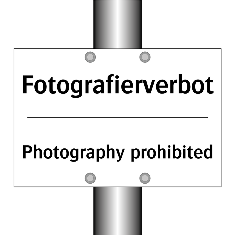 Fotografierverbot - Photography prohibited
