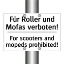 Für Roller und Mofas verboten! - For scooters and mopeds prohibited!/.../