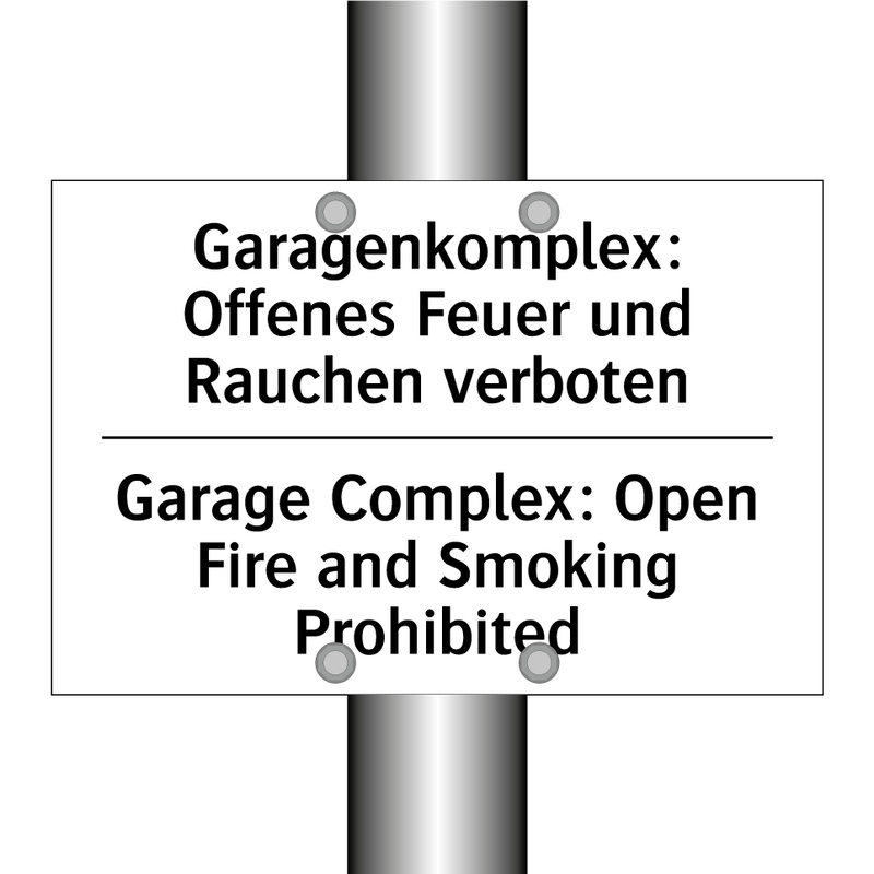 Garagenkomplex: Offenes Feuer /.../ - Garage Complex: Open Fire and /.../