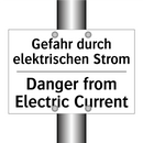 Gefahr durch elektrischen Strom/.../ - Danger from Electric Current