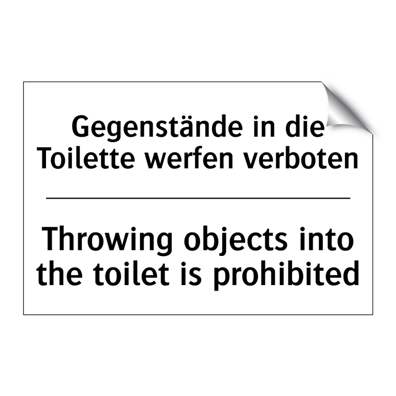 Gegenstände in die Toilette werfen /.../ - Throwing objects into the toilet /.../