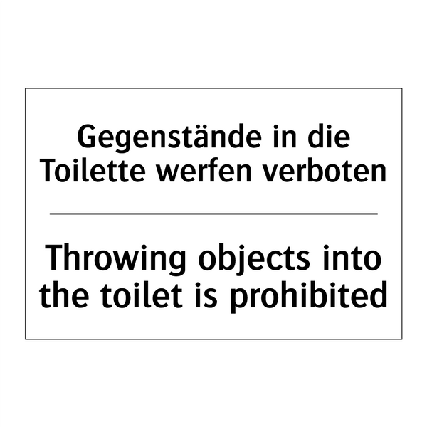 Gegenstände in die Toilette werfen /.../ - Throwing objects into the toilet /.../