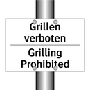 Grillen verboten - Grilling Prohibited