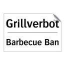 Grillverbot - Barbecue Ban