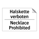 Halskette verboten - Necklace Prohibited