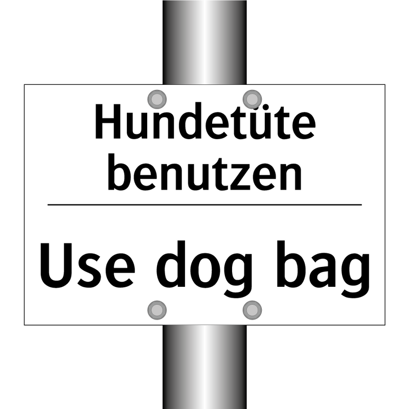 Hundetüte benutzen - Use dog bag