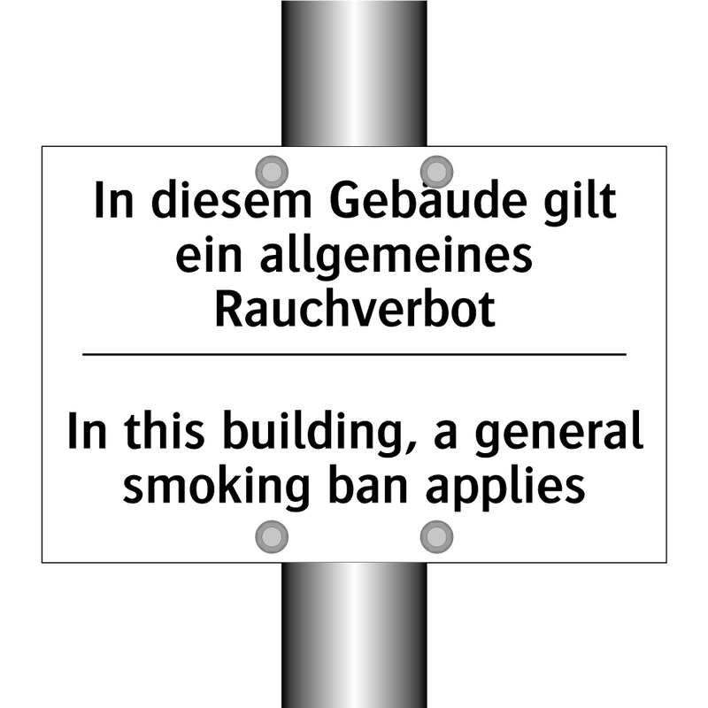 In diesem Gebäude gilt ein allgemeines /.../ - In this building, a general smoking /.../
