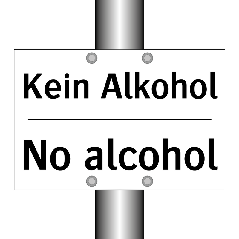Kein Alkohol - No alcohol