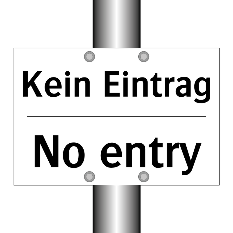 Kein Eintrag - No entry