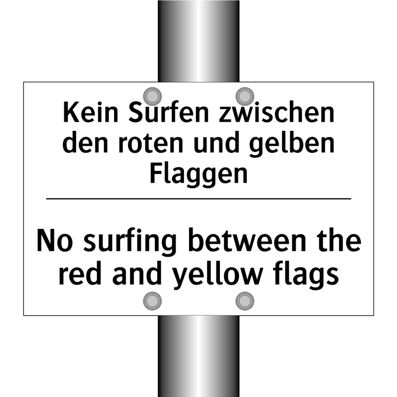 Kein Surfen zwischen den roten /.../ - No surfing between the red and /.../