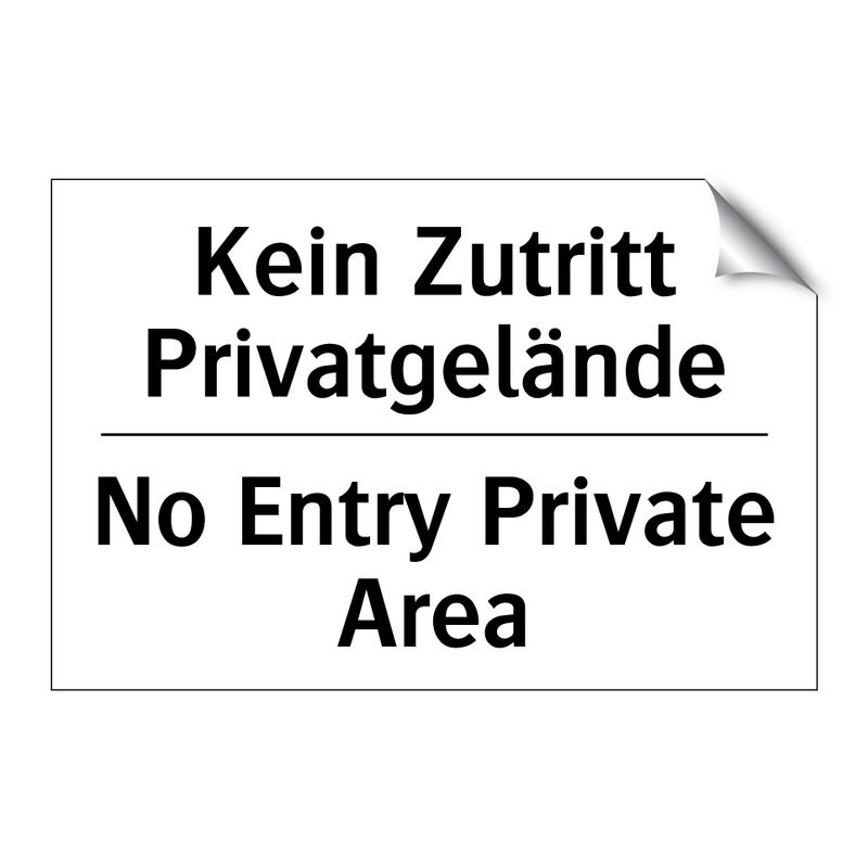 Kein Drängeln - No pushing