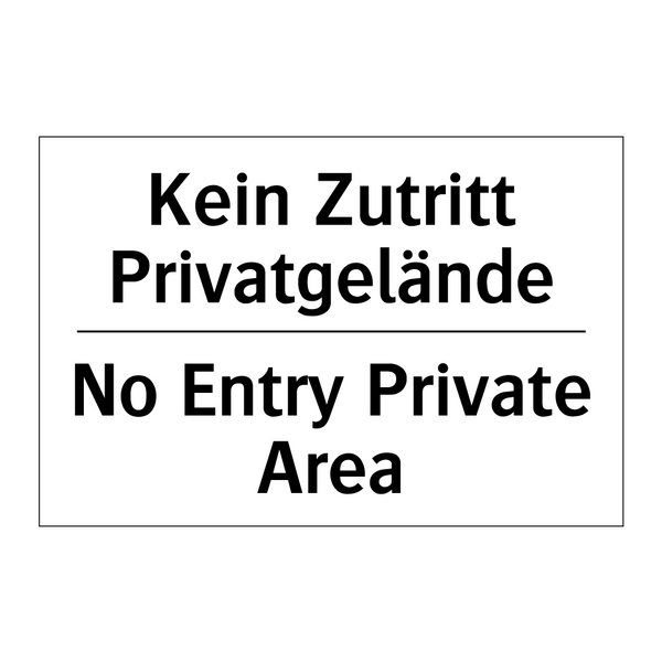 Kein Drängeln - No pushing