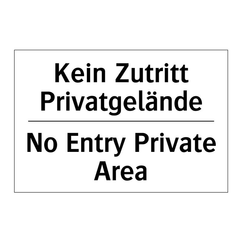 Kein Drängeln - No pushing