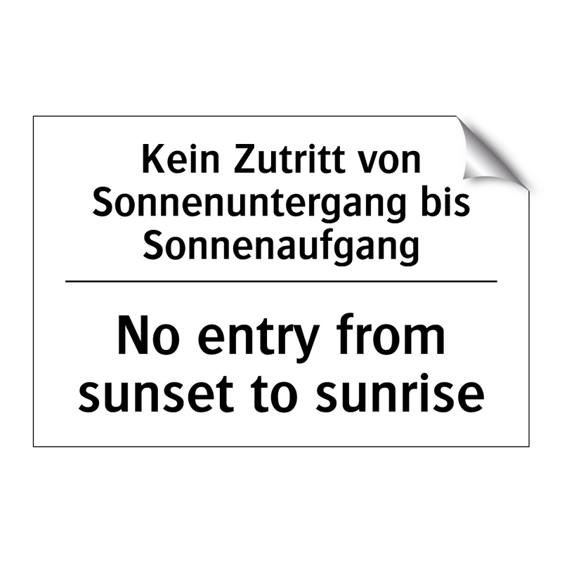 Kein Durchgang: Durchgang Verboten/.../ - No Thoroughfare: Passage Prohibited/.../