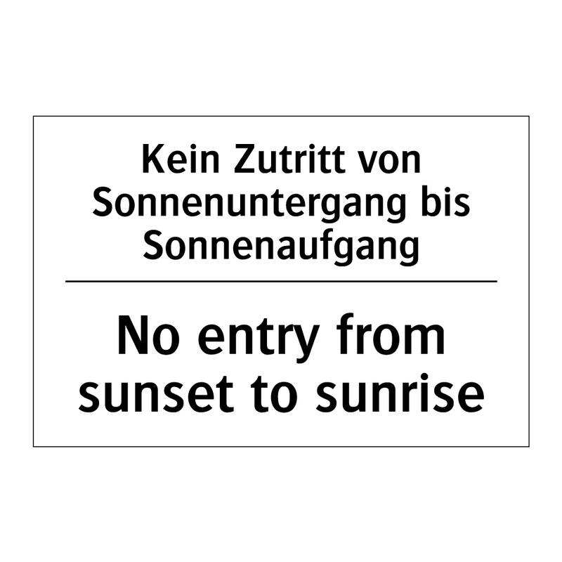 Kein Durchgang: Durchgang Verboten/.../ - No Thoroughfare: Passage Prohibited/.../