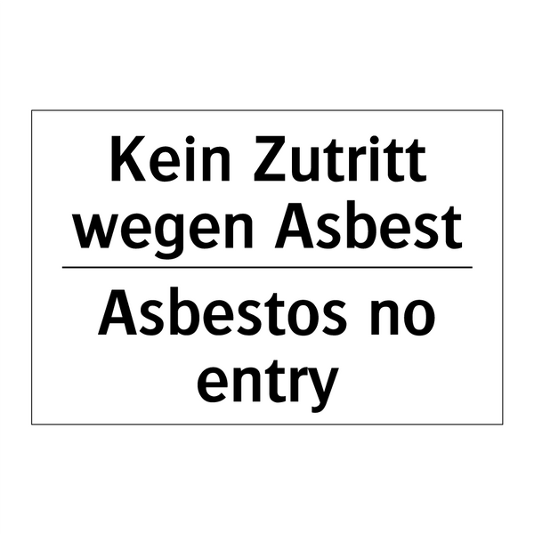 Kein Durchgangsverkehr - No Through Traffic