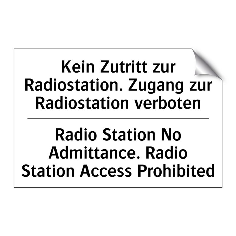 Kein Essen - No food