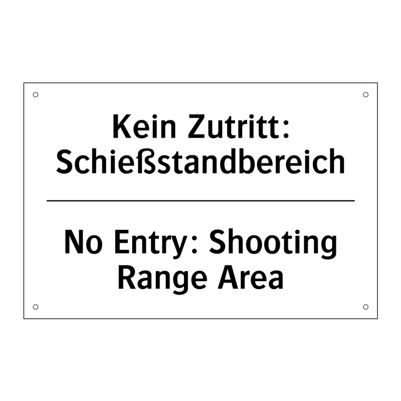 Kein Hineingreifen - No reaching in
