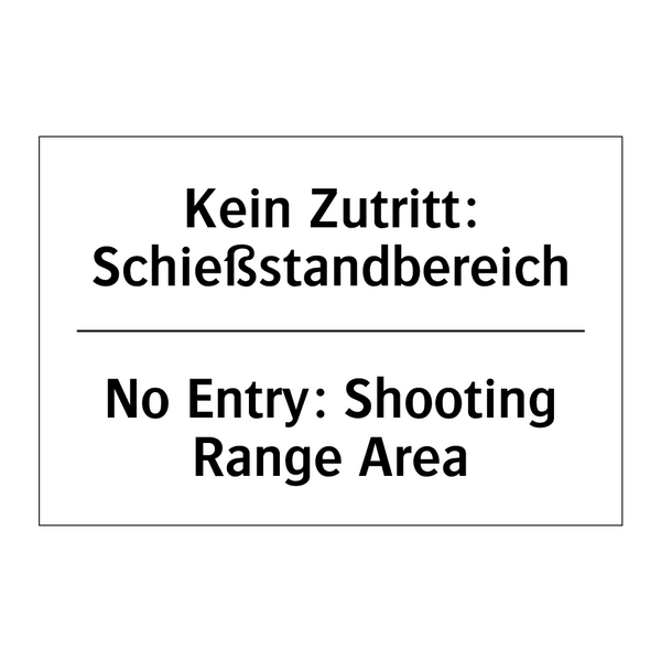Kein Hineingreifen - No reaching in