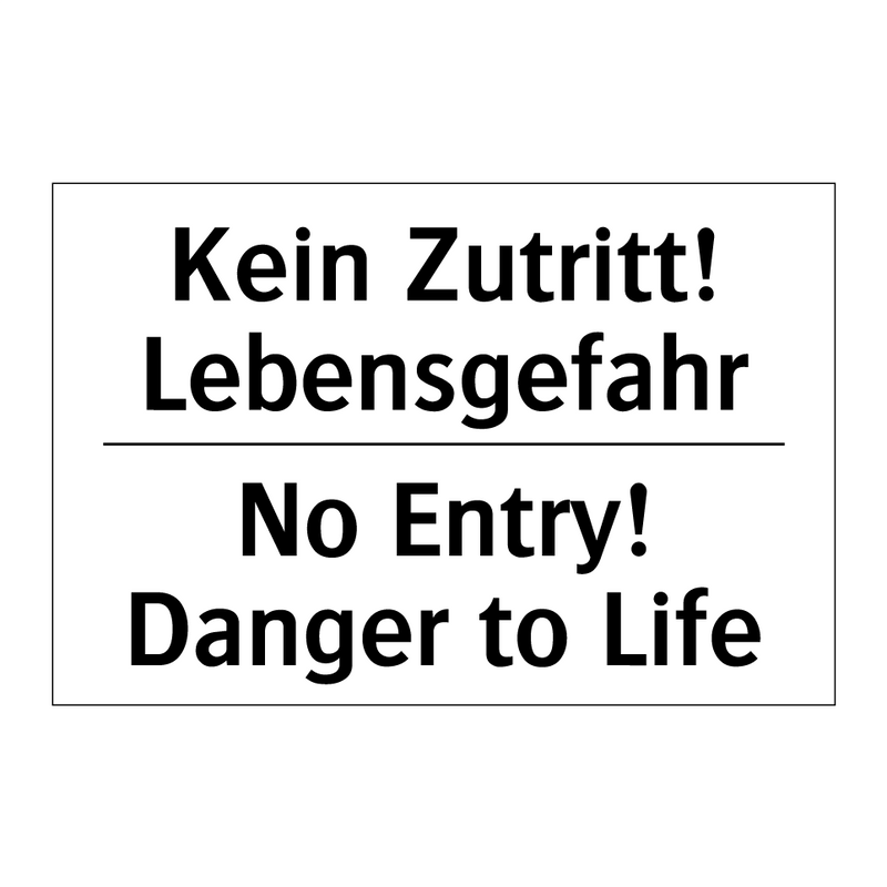Kein Lagerfeuer - No campfire