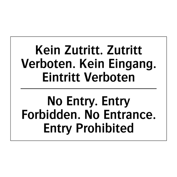 Kein Müllabladen - No Littering