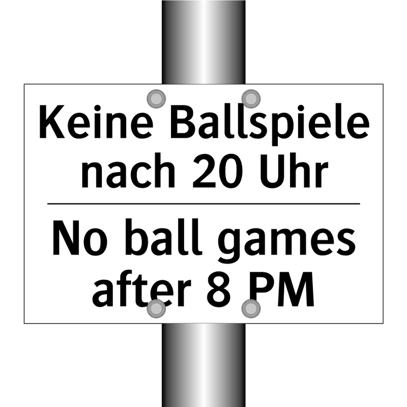 Kein Parasailing - No parasailing