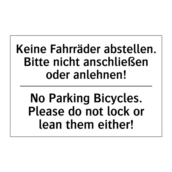 Kein schweres Gewicht - No heavy load