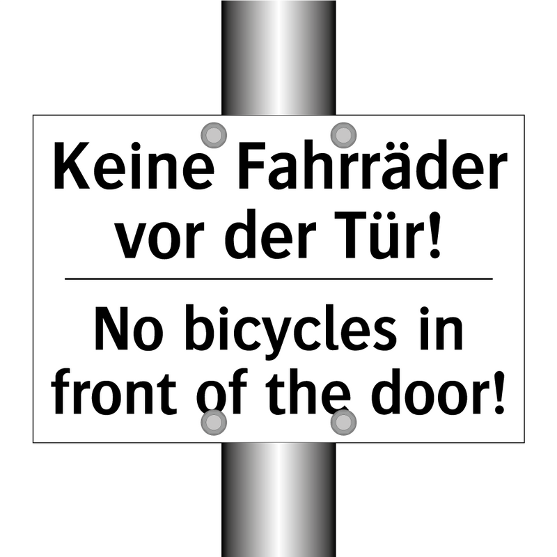 Kein Springen ins Wasser - No jumping into water