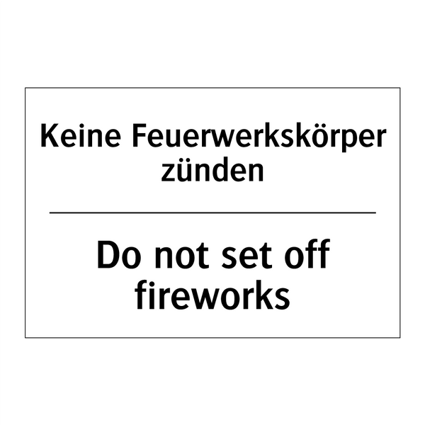 Kein Starten erlaubt - No starting up allowed