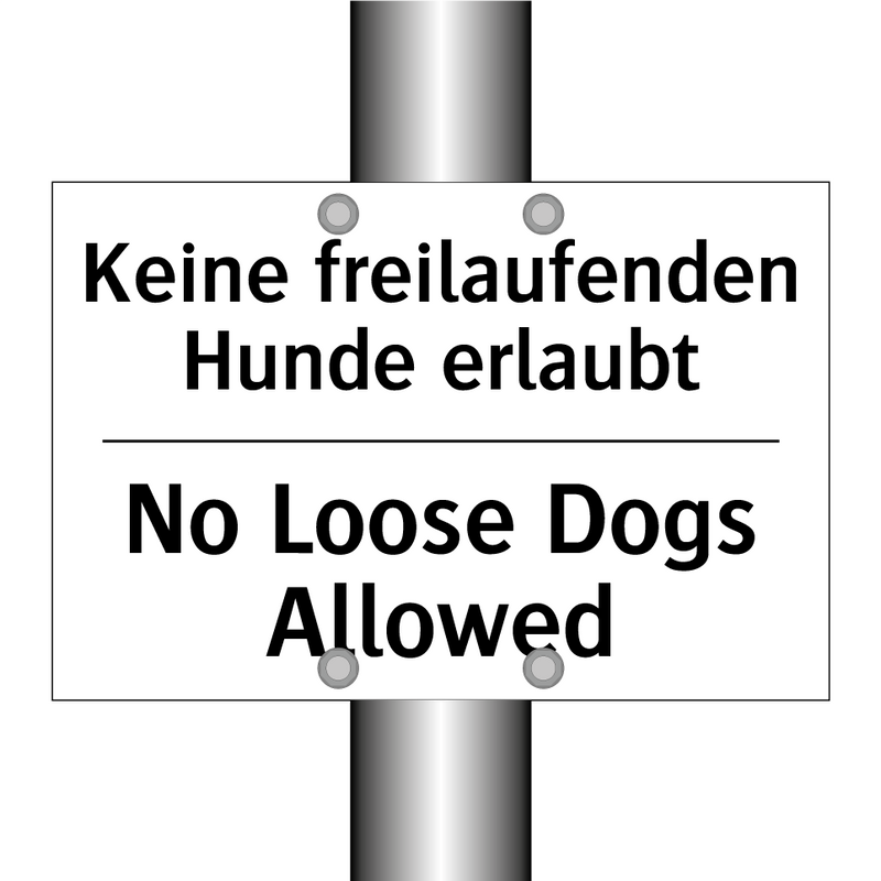 Kein Tauchen - No Diving