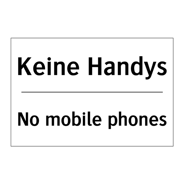 Kein unbefugter Zutritt Art. 461 /.../ - No Unauthorized Access Art. 461 /.../
