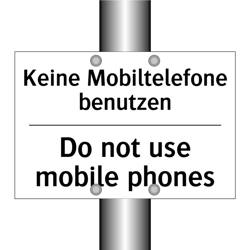 Kein Zutritt für Fahrzeuge mit /.../ - No entry for vehicles running /.../