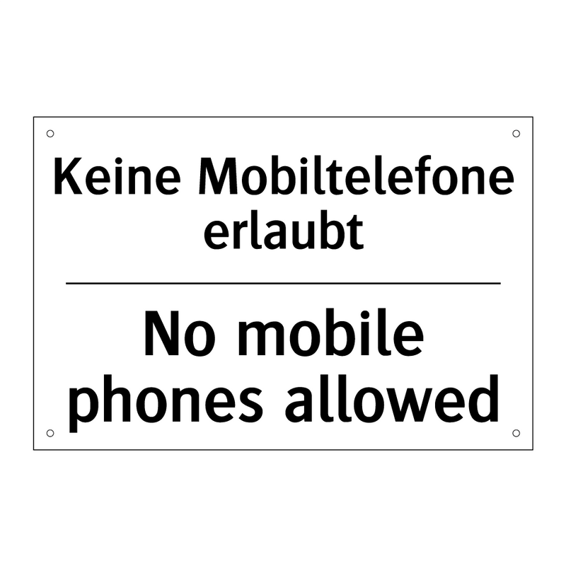 Kein Zutritt für Fußgänger - No Entry for Pedestrians