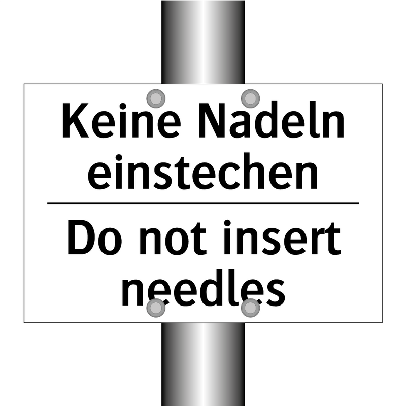 Kein Zutritt für Personen mit /.../ - No entry for persons with a pacemaker/.../