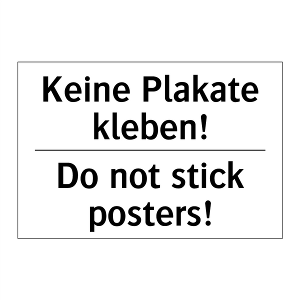 Kein Zutritt für Unbefugte - Art. /.../ - No entry for unauthorized persons /.../