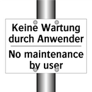 Keine Wartung durch Anwender - No maintenance by user