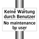Keine Wartung durch Benutzer - No maintenance by user